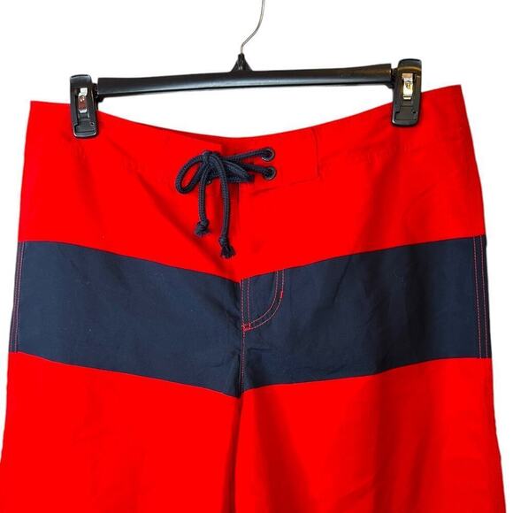 A&F Water Shorts for Pool, Beach, and Board in Red and Blue Size XL - Picture 3 of 11